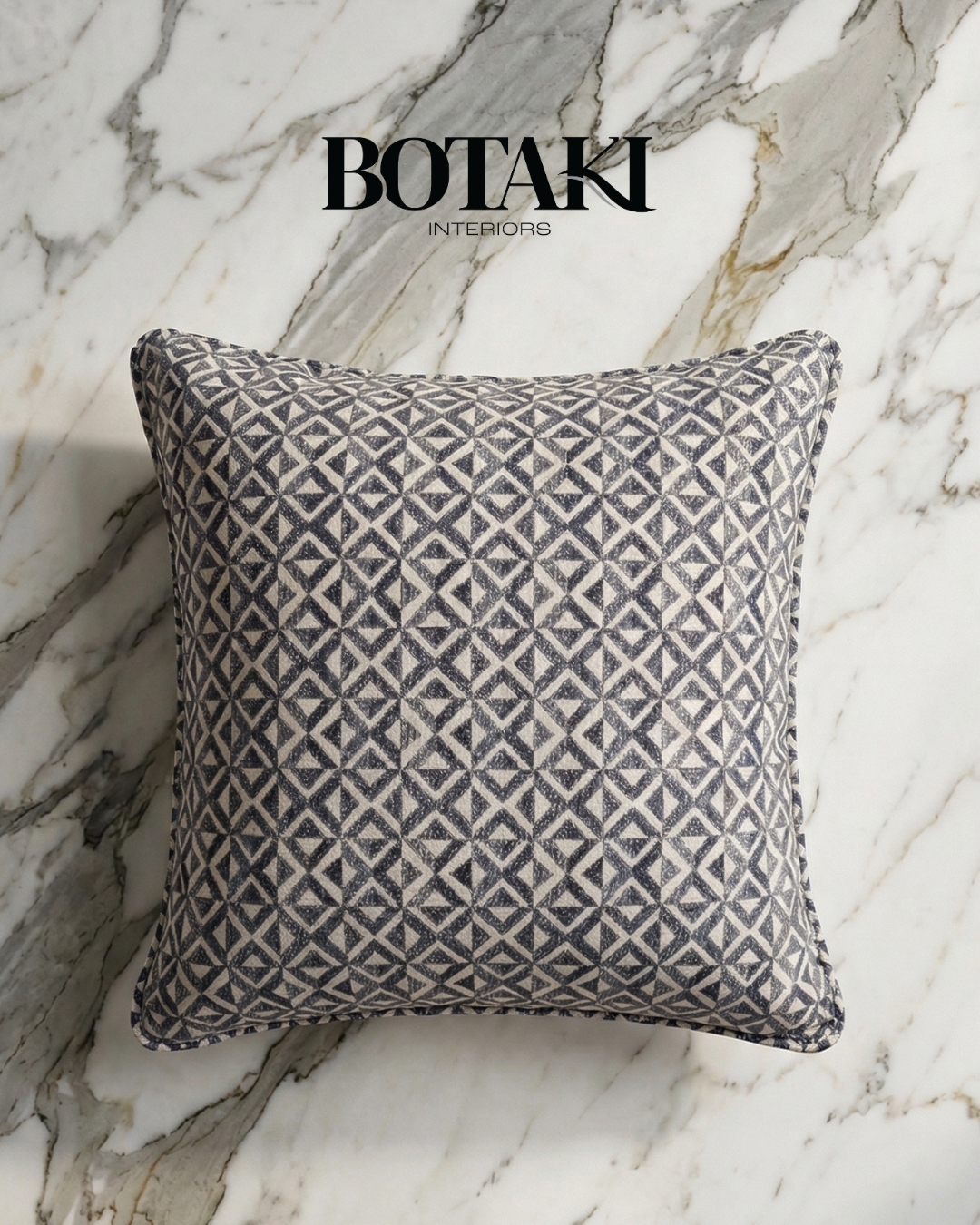 For the modern minimalist, the Grey Tone Geometric offers a structured play on shadow and form. The clean lines and varying shades of slate and charcoal provide a rhythmic, architectural quality to your decor. It is the perfect choice for those who appreciate the intersection of geometric precision and home comfort.